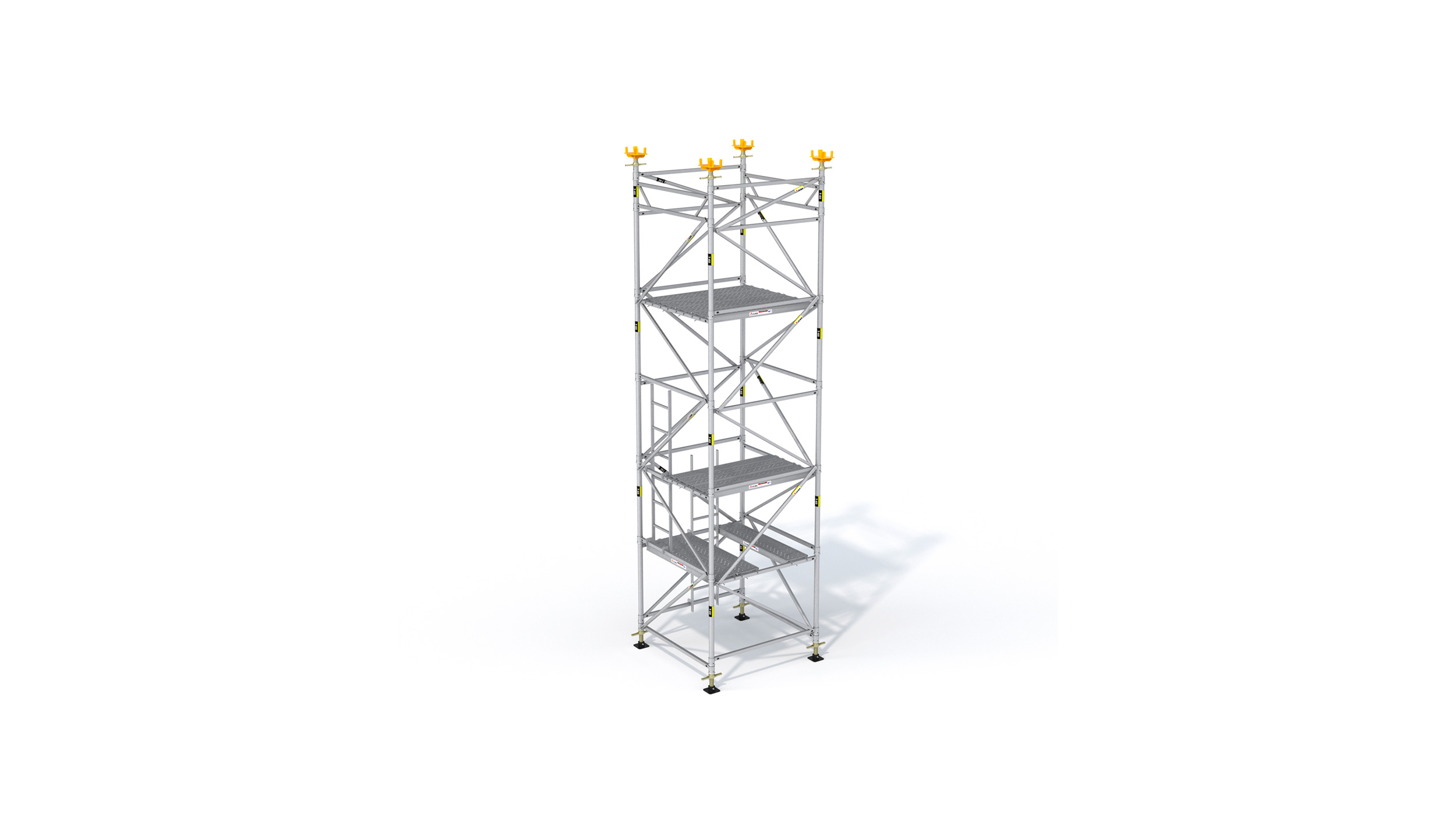 Torre de alta rentabilidade, desenvolvida para construção de pontes e também para algumas aplicações em construção industrial e edificação.