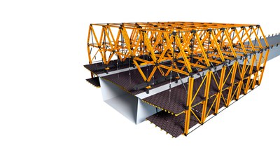 Carro móvel para pontes mistas MK