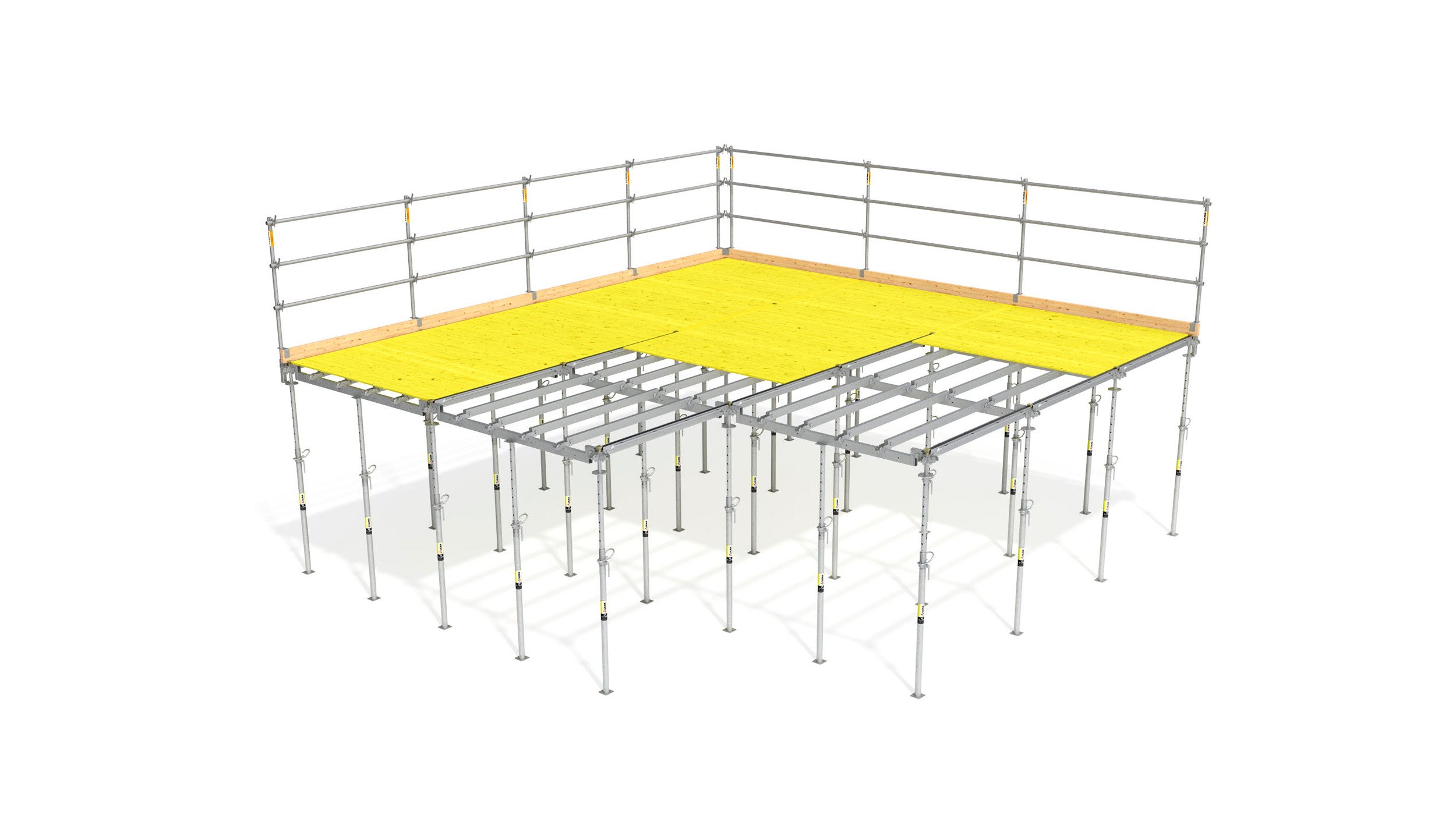 Fôrma rápida e segura que proporciona um elevado desempenho em obra. Uma nova geração de fôrma para lajes, um sistema de fôrma que combina todas as vantagens dos sistemas modulares e flexíveis.