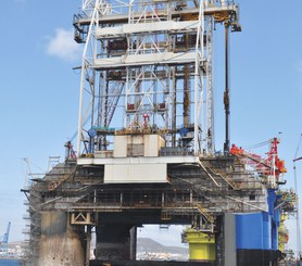 Manutenção de plataformas petrolíferas, Gran Canária, Espanha