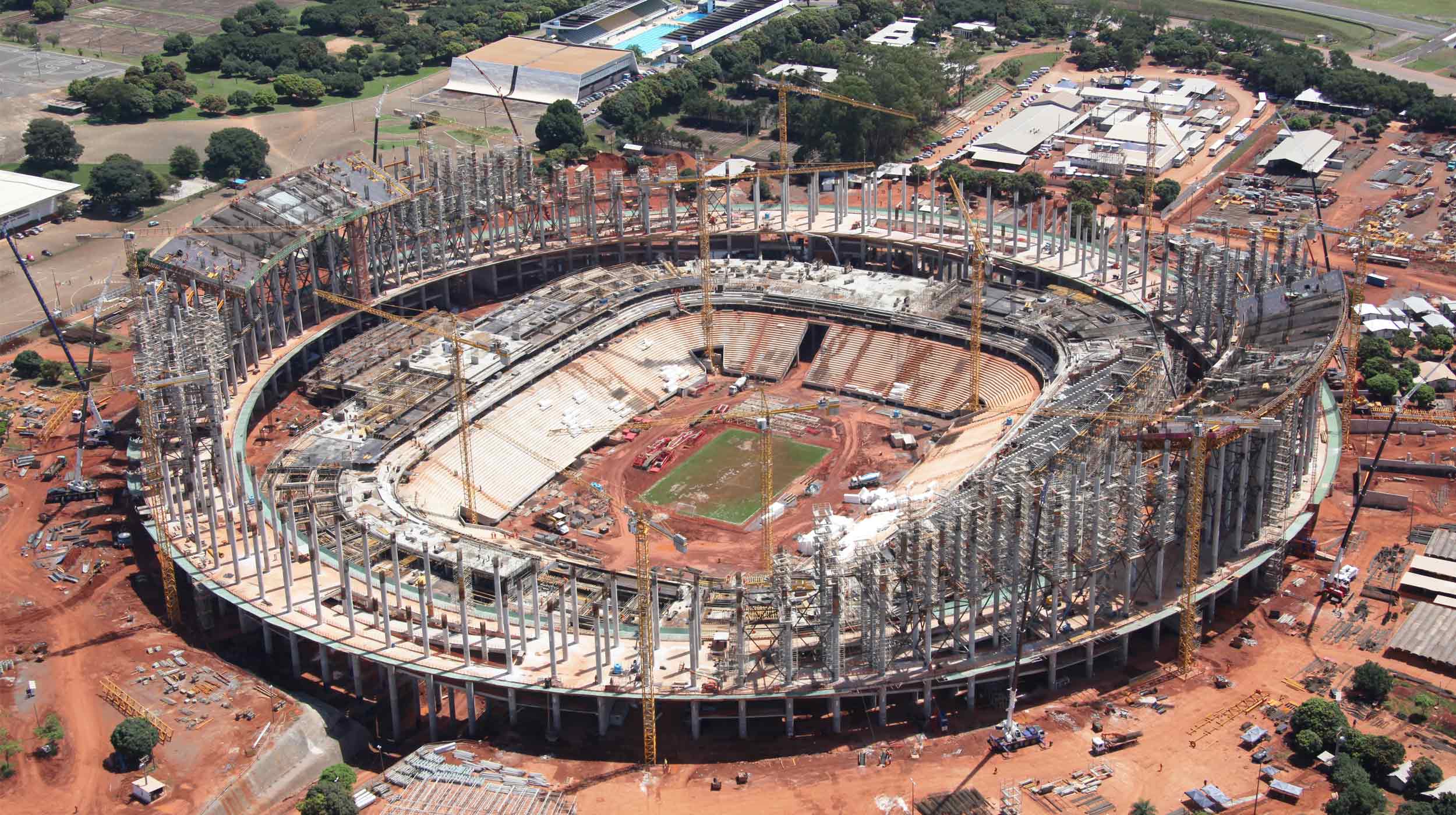 Mais conhecido como Mané Garrincha, será uma das principais sedes da Copa do Mundo de Futebol de 2014.