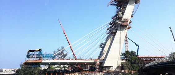 Ponte Estaiada Metrô Linha 4, Rio de Janeiro, Brasil