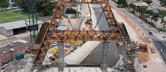 Ponte sobre o Rio Jundiaí