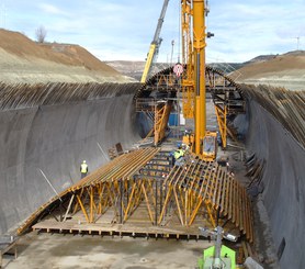 Túnel Villamuriel de Cerrato, Valladolid, Espanha