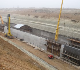 Túnel Villamuriel de Cerrato, Valladolid, Espanha