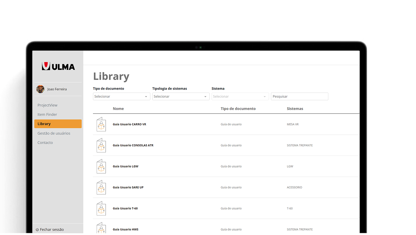 Vários documentos técnicos e ferramenta de busca. Tudo no Library.