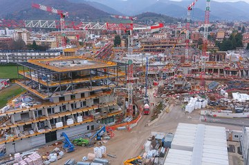 O sistema MBP garantiu a segurança na construção de um ‘Smart city’ em Bérgamo